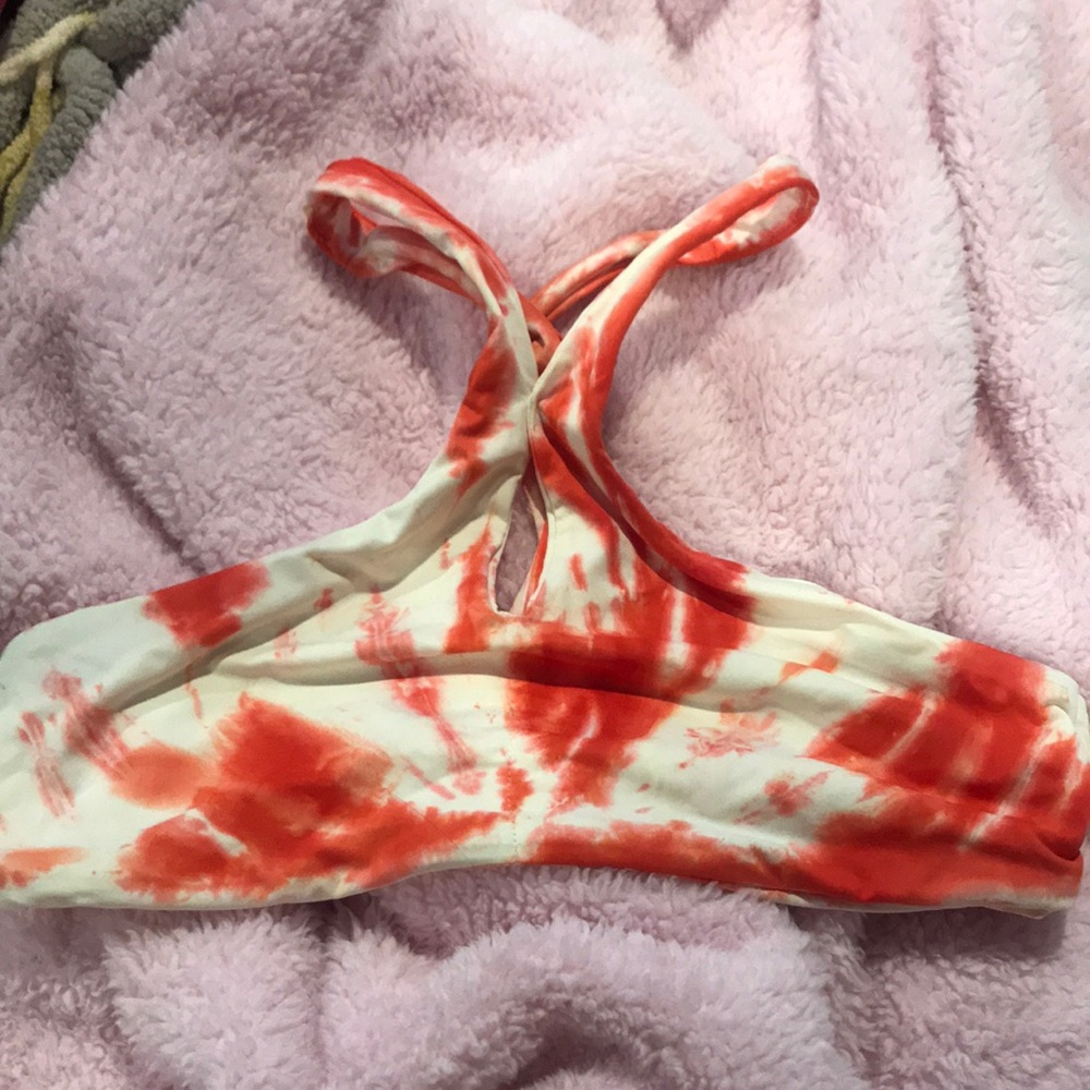 lucky brand Tie dye bikini top